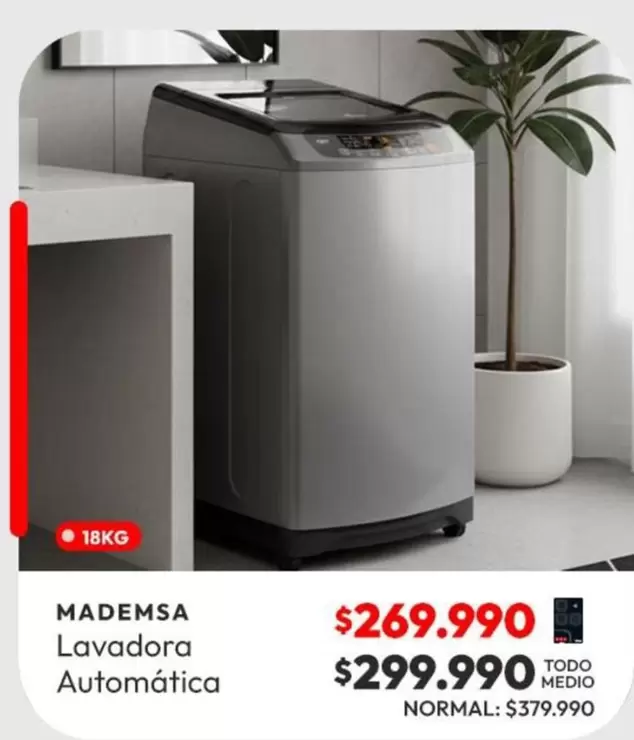 Mademsa - Lavadora Automatica