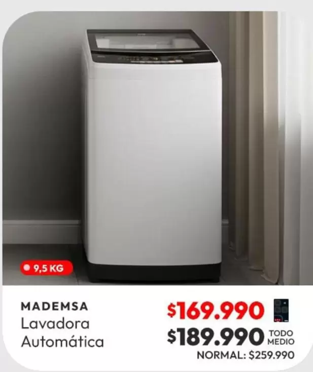 Mademsa - Lavadora Automática