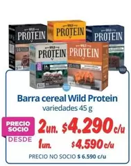 Barra Cereal Wild Protein