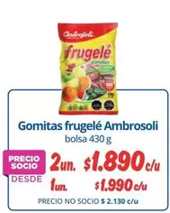Ambrosoli - Gomitas Frugelé
