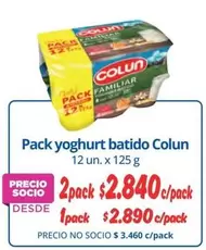 Colun - Pack Yoghurt Batido