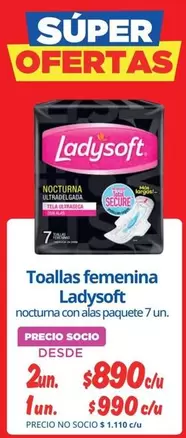 Ladysoft - Toallas Femenina
