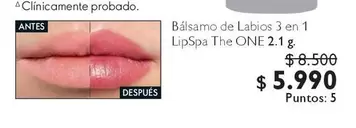Bálsamo De Labios 3 En 1 Lipspa The One 2.1g