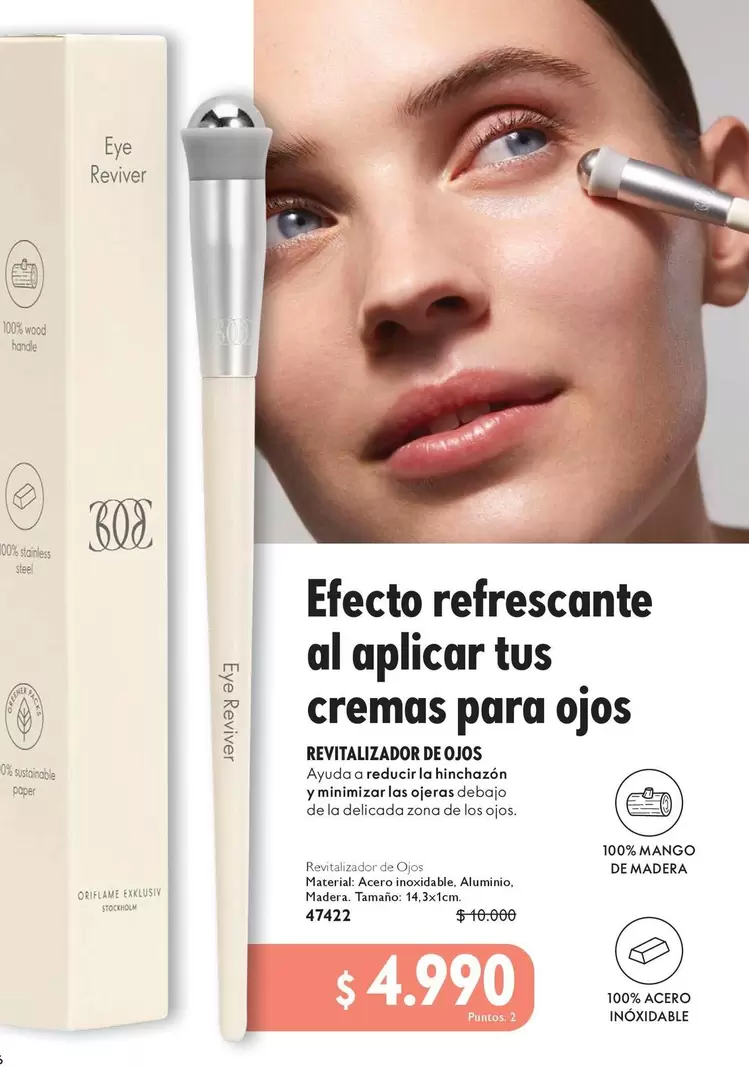 Efecto Refrescante Al Aplicar Tus Cremas Para Ojos