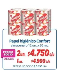 Confort - Papel Higiénico