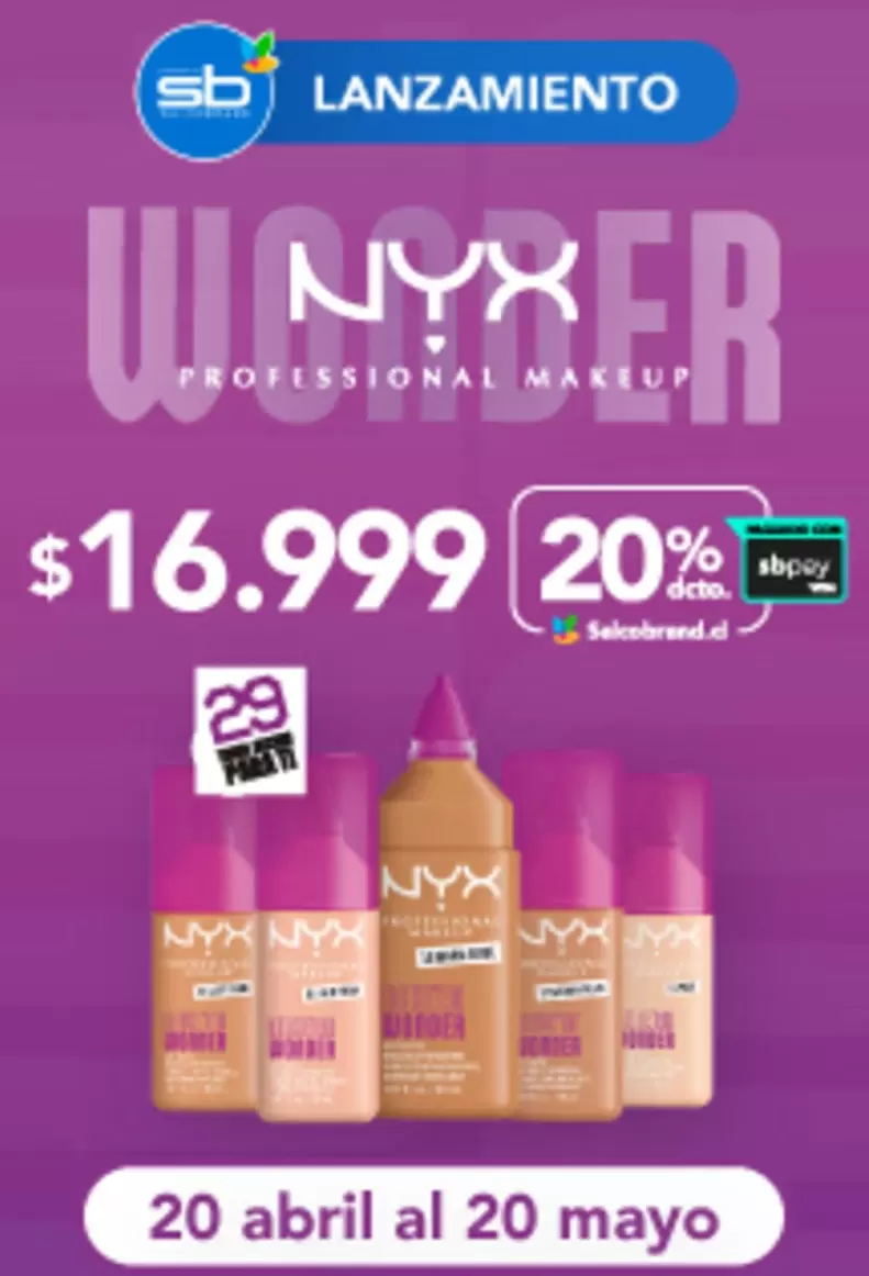 Lanzamiento Professional Makeup