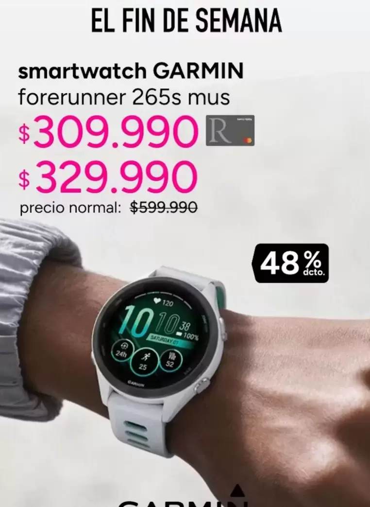 Garmin - El Fin De Semana Smartwatch