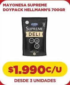 Hellmann's - Mayonesa Supreme Doypack
