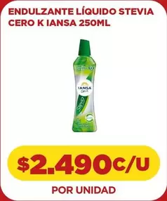 Iansa - Endulzante Líquido Stevia Cero K