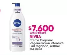 Nivea - Crema Corporal Regeneración Intensiva Sin Fragancia