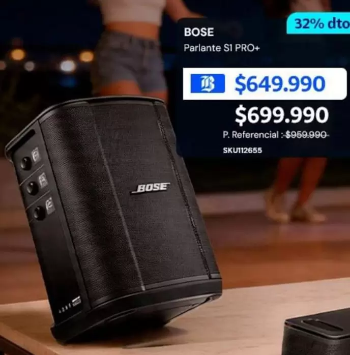 Bose - Parlante S 1 Pro+