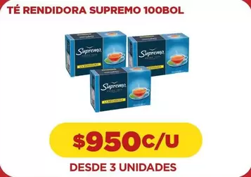Té Supremo - Té Rendidora Supremo