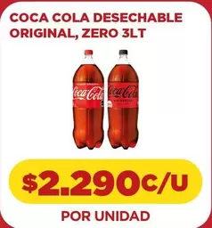 Coca Cola - Desechable Original, Zero
