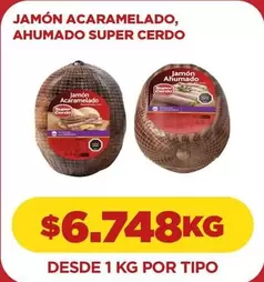 Jamón Acaramelado, Ahumado Super Cerdo