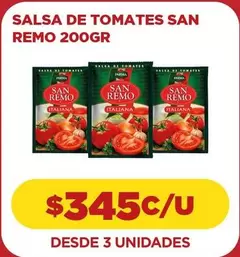 San Remo - Salsa De Tomates Remo
