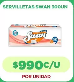 Swan - Servilletas 300un