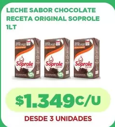 Soprole - Leche Sabor Chocolate Original