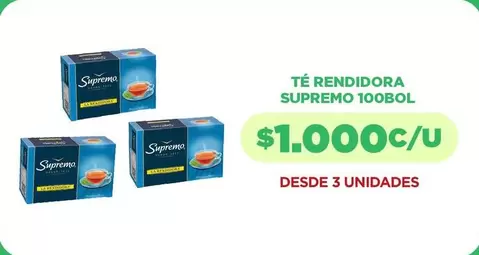 Supreme - Té Rendidora Supremo