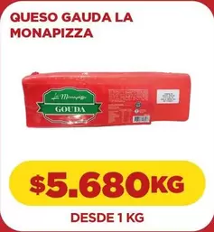Queso Gauda La Monapizza