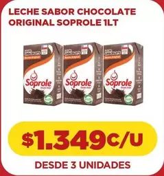 Soprole - Leche Sabor Chocolate Original
