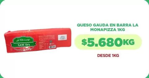Queso Gauda En Barra La