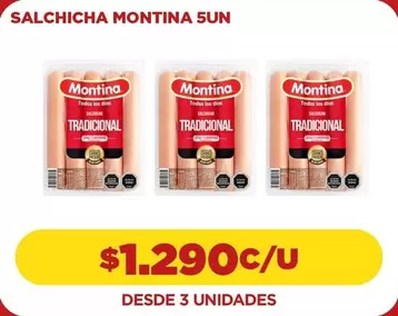 Montina - Salchicha 5un