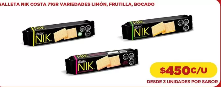 Nik  - Galleta Costa 7igr Variedades