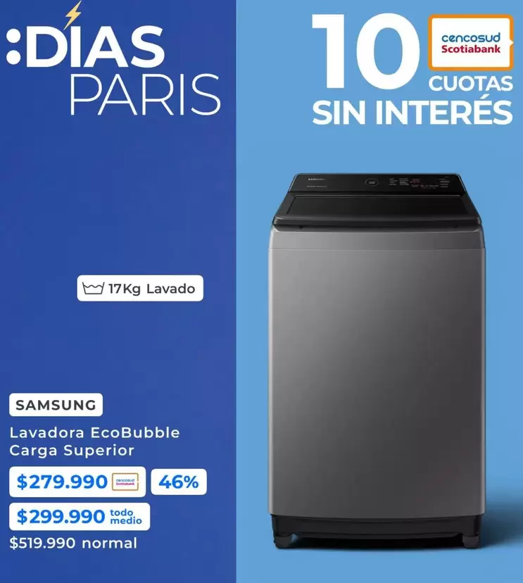 Samsung - Lavadora EcoBubble
