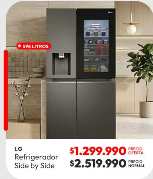 LG - Refrigerador Side By Side