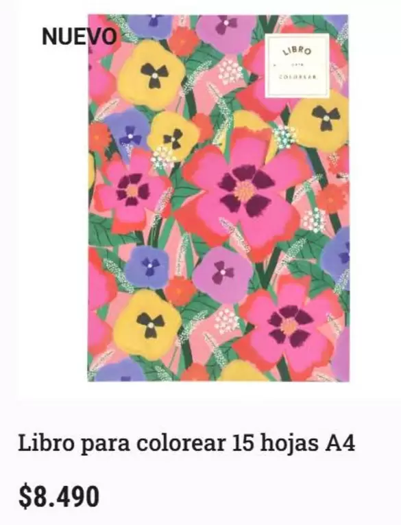 Libro Para Colorear 15 Hojas A4