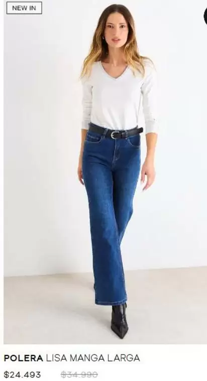 Polera Liga Manga Larga