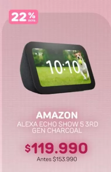 Alexa Echo Show 5 3rd Gen Charcoal