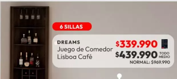 Juego De Comedor Lisboa Cafe