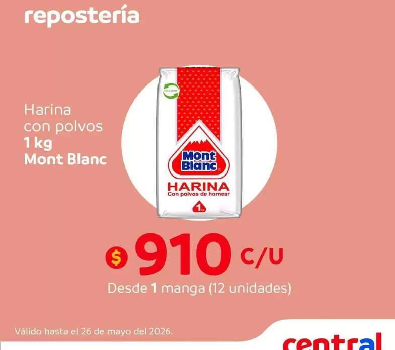 Mont Blanc - Harina Con Polvos