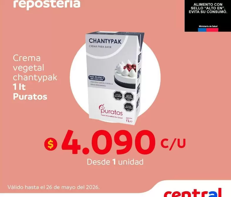 Puratos - Crema Vegetal