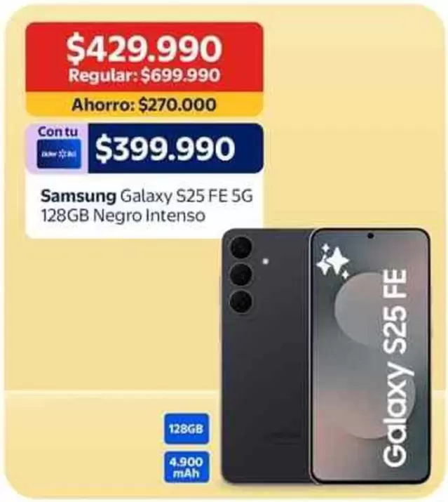 Samsung - Galaxy S25 Fe 5g 128gb Intenso