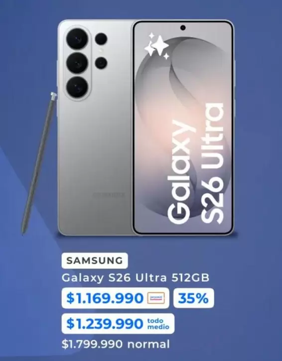 Samsung - Galaxy S26 Ultra 512gb