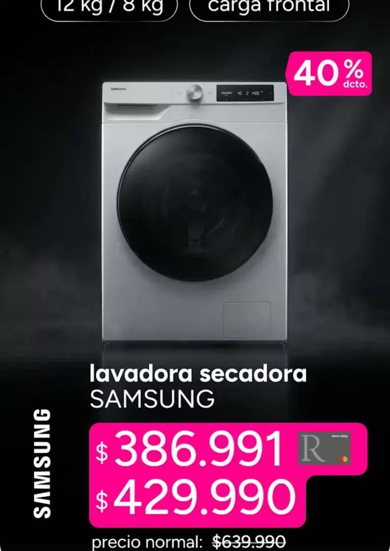 Samsung - Lavadora Secadora