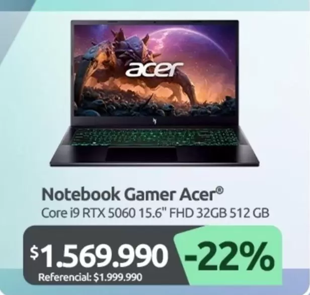 Acer - Notebook Gamer