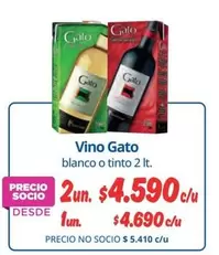 Gato - Vino Blanco O Tinto