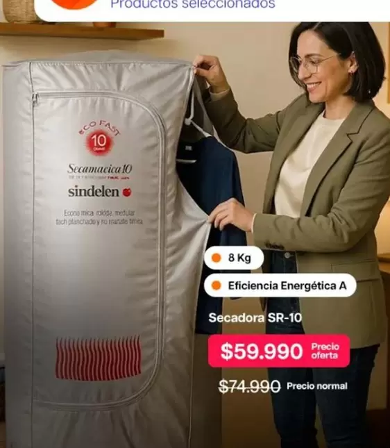Sindelen - Eficiencia Energetica A Secadora Sr-10