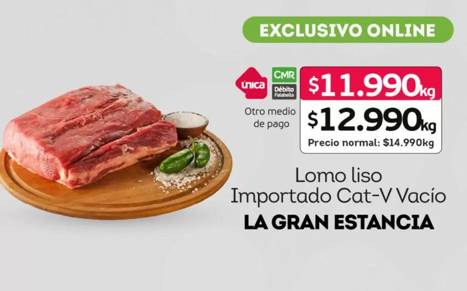 Falabella - Lomo Liso Importado Cat-V Vacio