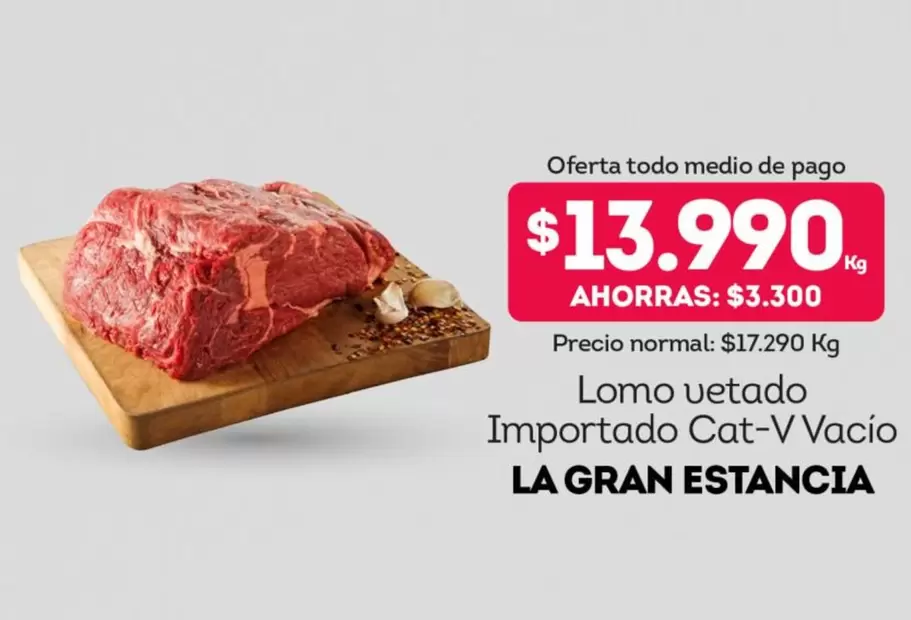 Lomo Netado Importado Cat-V Vacio