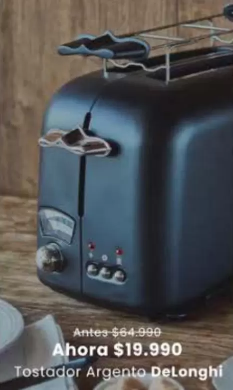 DeLonghi - Tostador Argento