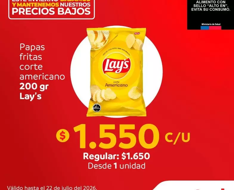 Lay's - Papas Fritas Corte Americano