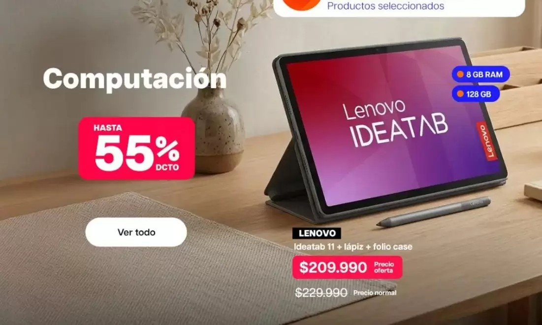 Lenovo - Tableta + Queso  Ideatab