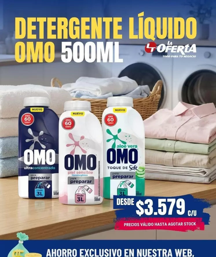 Omo - Detergente Líquido