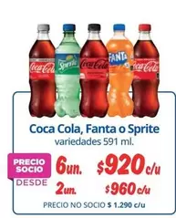 Coca Cola - Fanta O Sprite