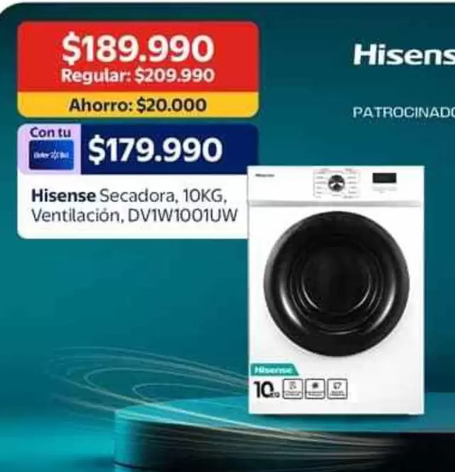 Hisense -  Secadora