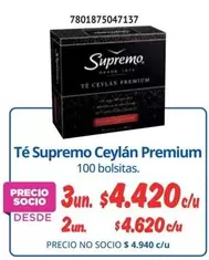 Ceylán - Té Supremo Premium
